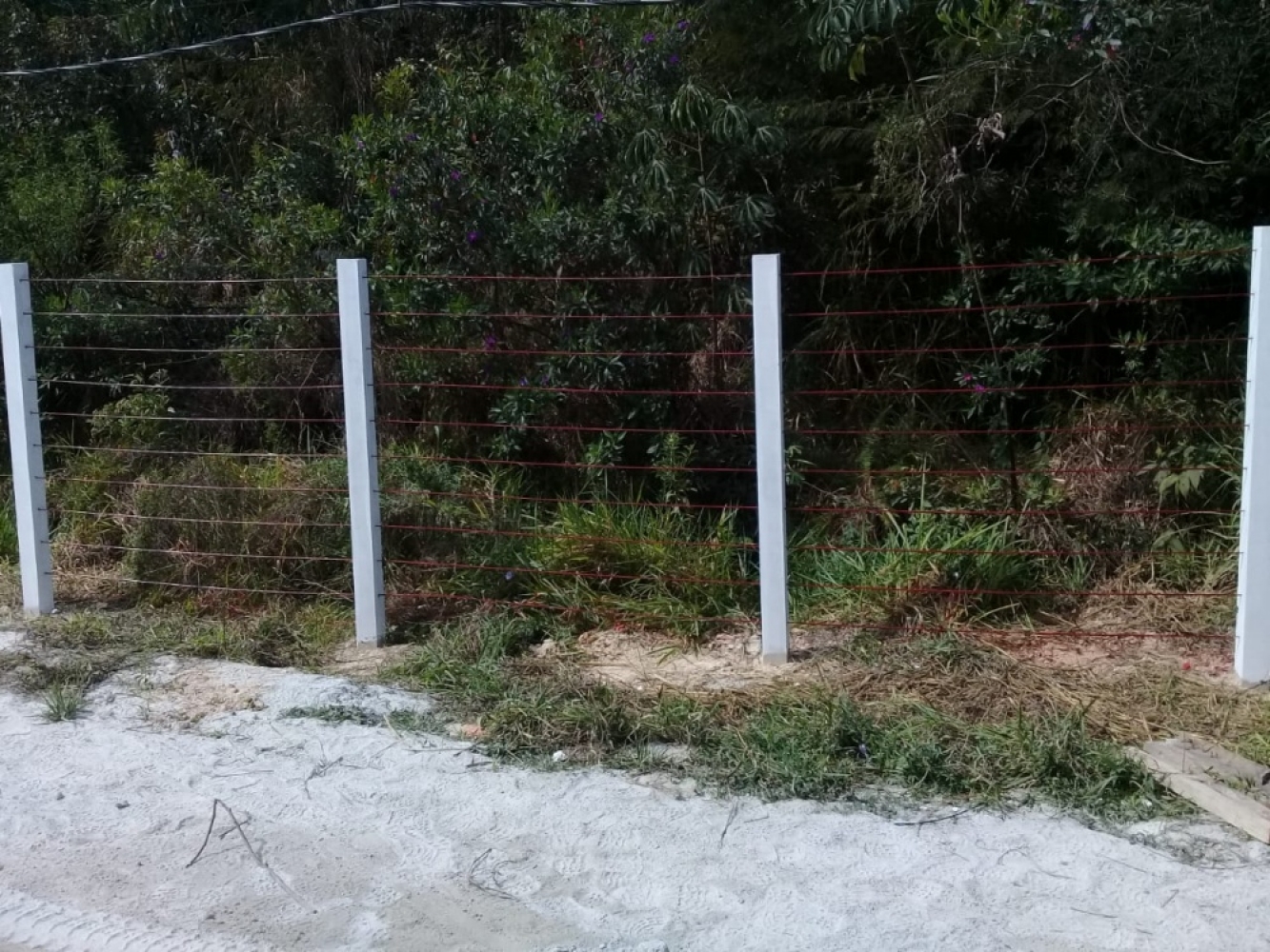 Mourão seção quadrada